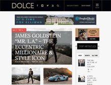 Tablet Screenshot of dolcemag.com